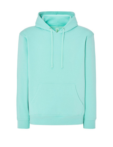 Bluzy dresowe męskie swra kng kangaroo mg - mint green Jhk