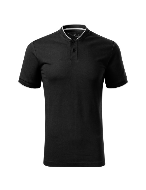 Diamond 273 black MALFINI Premium Men`s polo shirt, elegant embroidery