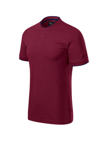 Diamond 273 garnet MALFINI Premium Koszulka polo męska bordo nadruk