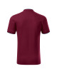 Diamond 273 garnet MALFINI Premium Men`s polo shirt with burgundy print