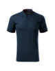 2Diamond 273 navy blue premium men`s polo shirt from Malfini