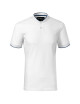 Diamond 273 white MALFINI Premium Men`s polo shirt with logo print and embroidery