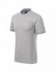 2Diamond 273 silver gray premium men`s polo shirt Malfini