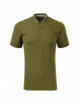 2Diamond 273 avocado green premium men`s polo shirt by Malfini