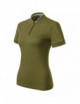 2Diamond 274 avocado green premium women`s polo shirt by Malfini