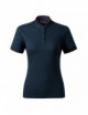 2Diamond 274 navy blue premium women`s polo shirt by Malfini