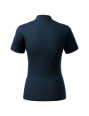 2Diamond 274 navy blue premium women`s polo shirt by Malfini