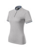 Diamond 274 silver gray MALFINI Premium Koszulka polo damska nadruk
