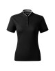 Diamond 274 Malfini Women`s polo shirt, black, 100% cotton, print