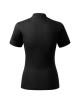 Diamond 274 Malfini Women`s polo shirt, black, 100% cotton, print