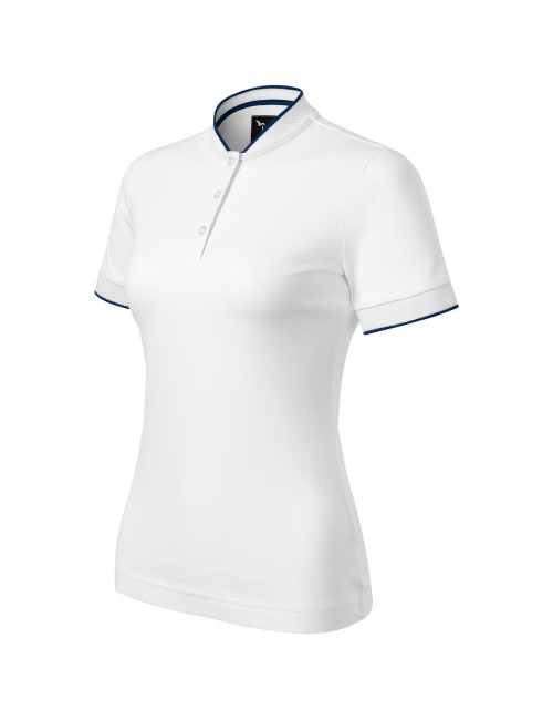 Diamond 274 weißes MALFINI Premium Damen-Poloshirt mit Logo-Stickerei
