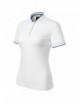 Weißes Premium-Damen-Poloshirt Diamond 274 von Malfini
