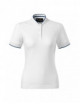 2Diamond 274 white premium women`s polo shirt by Malfini
