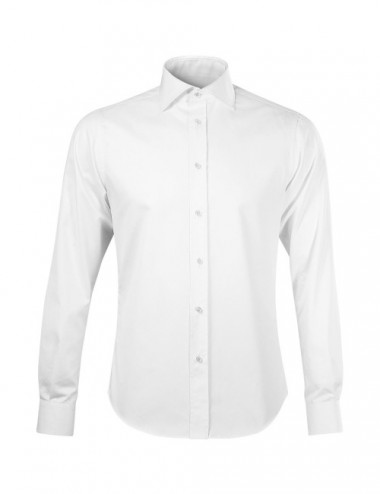 Men`s white journey 264 premium Malfini shirt