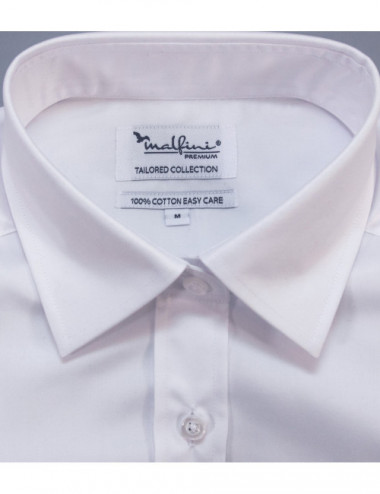 Weißes Premium-Malfini-Hemd „Journey 264“ für Herren