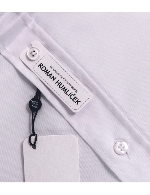 Men`s white Journey 264 MALFINI Premium shirt, 100% cotton, embroidery