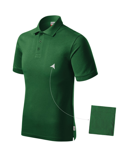 Men`s polo resist heavy polo r20 bottle green Malfini Rimeck®