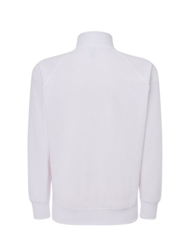 Bluzy dresowe męskie full zip sweatshirt wh white Jhk