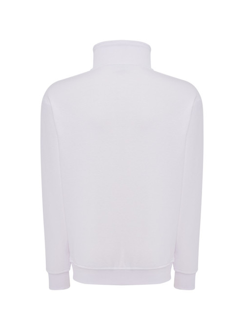 Bluzy dresowe męskie full zip sweatshirt wh white Jhk