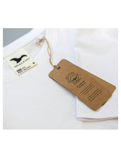 Men`s basic recycled (grs) T-shirt 829 white Adler Malfini®