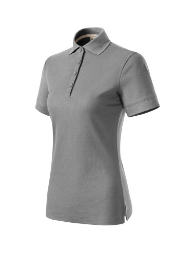 Prime (GOTS) 235 graues MALFINI Damen-Poloshirt, angenehme Farbe