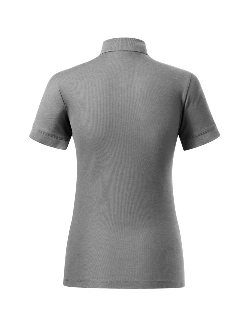 Prime (GOTS) 235 gray MALFINI women`s polo shirt, pleasant color