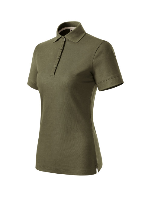 Prime (GOTS) 235 Military Military Damen Poloshirt MALFINI Stickerei