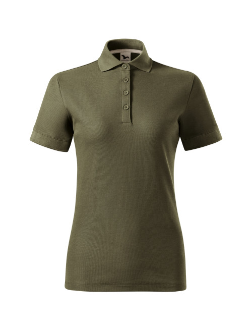 Prime (GOTS) 235 Military Military Damen Poloshirt MALFINI Stickerei