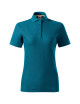 Prime (GOTS) 235 petrol blue MALFINI women`s polo shirt with company print