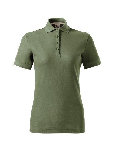 Prime (GOTS) 235 Khaki MALFINI Damen-Militärpoloshirt