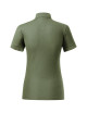 Prime (GOTS) 235 khaki MALFINI women`s military polo shirt