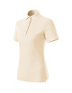 Prime (GOTS) 235 almond MALFINI women`s polo shirt, interesting color