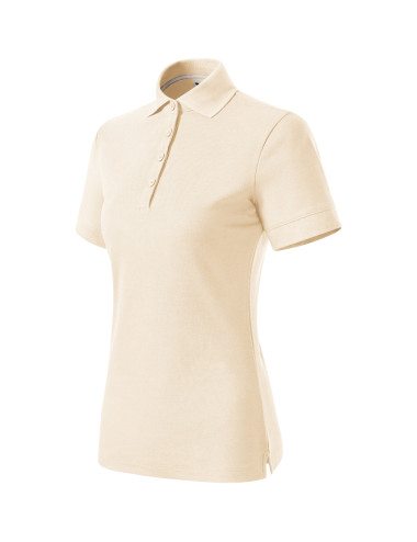 Prime (GOTS) 235 almond MALFINI women`s polo shirt, interesting color