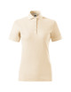 Prime (GOTS) 235 almond MALFINI women`s polo shirt, interesting color