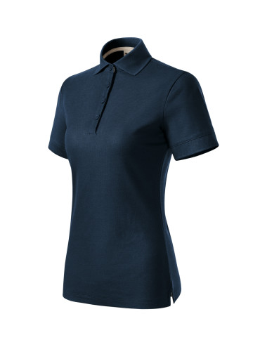 Prime 235 navy blue organic cotton MALFINI women`s polo shirt