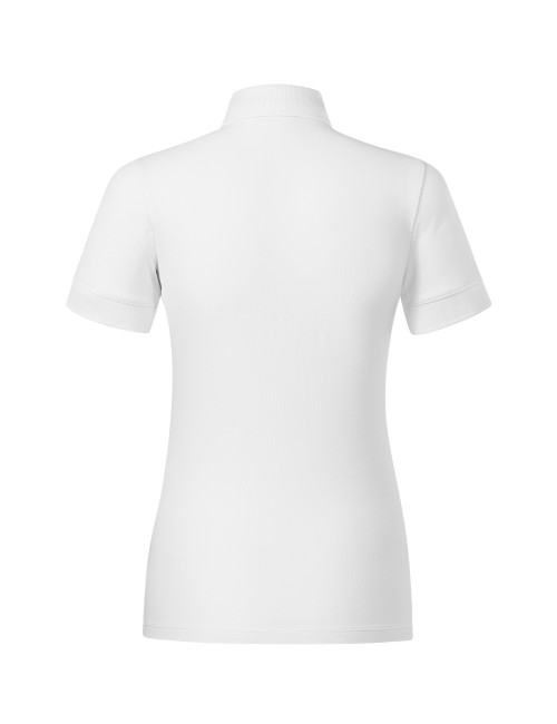Prime (GOTS) 235 Women`s white MALFINI polo shirt, organic cotton