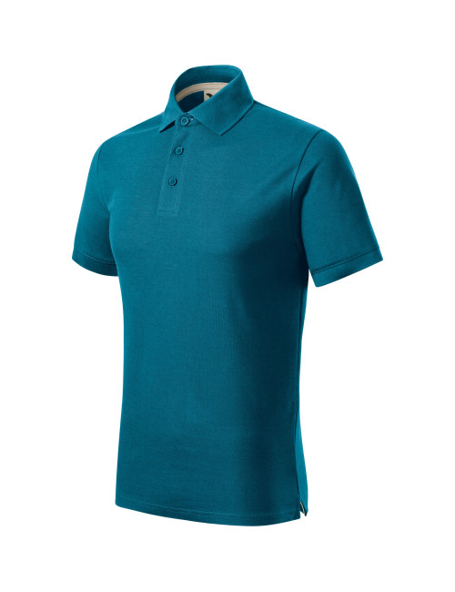 Prime (GOTS) 234 Petrolblau Herren Poloshirt MALFINI cpn Logo