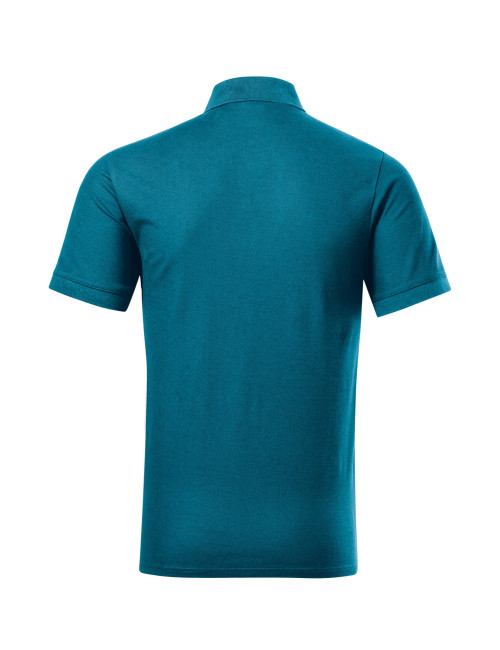 Prime (GOTS) 234 Petrolblau Herren Poloshirt MALFINI cpn Logo