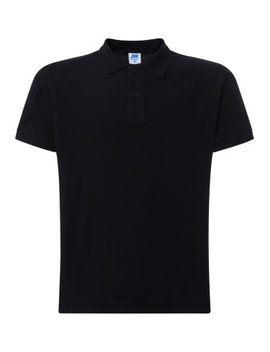 Koszulka polo męska POLO PORA 240 JHK BK - Black