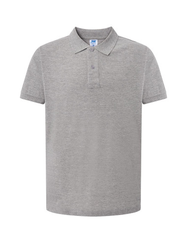 POLO PORA 240 JHK GM men`s polo shirt - Gray Melange