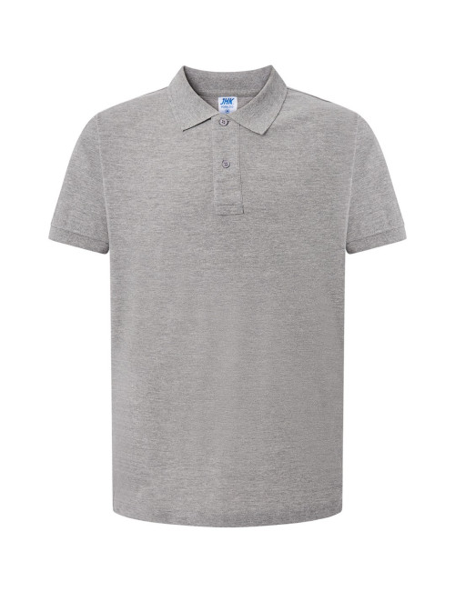 Koszulka polo męska POLO PORA 240 JHK GM - Grey Melange