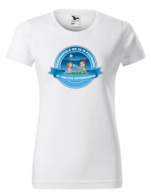 CREATIVE White Women`s T-Shirt with your print, gift idea