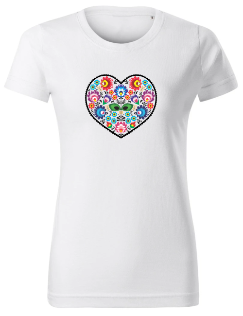 CREATIVE White Women`s T-Shirt with your print, gift idea