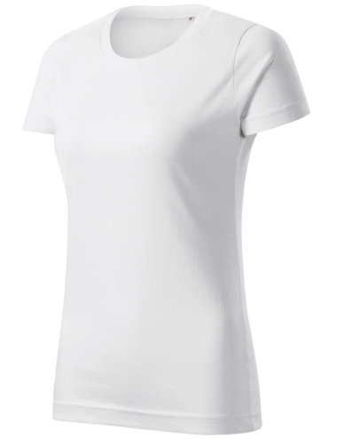KREATIVES weißes Damen-T-Shirt mit Ihrem Aufdruck