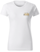 2KREATIVES weißes Damen-T-Shirt mit Ihrem Aufdruck