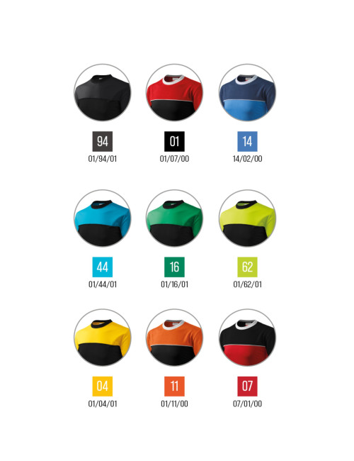 Unisex T-Shirt Colormix 109 Ebenholzgrau Malfini Rimeck