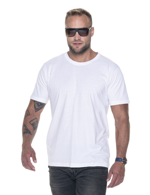 Promostars STANDARD HERREN T-SHIRT 150 WEISS Aufdruck Stickerei Logo Siebdruck