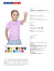 Promostars children`s T-shirt STANDARD KID 150 LIGHT PINK with print
