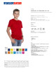 Koszulka dziecięca standard kid 150 czerwony Promostars