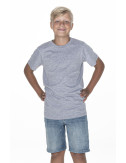 2T-shirt standard kid 150 light gray melange Promostars